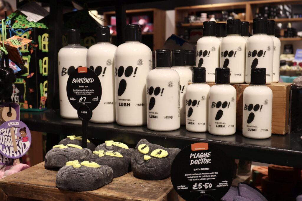 Lush Halloween Boo shower gel